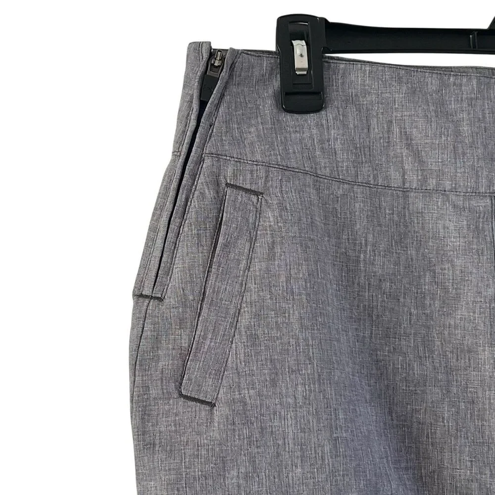 Under Armour MNT Women's Skirt Size 8 Gray Pockets Zip Golf Mini Activewear - Picture 10 of 15